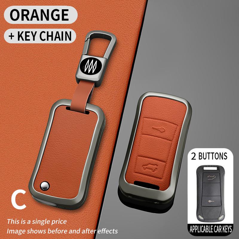 Kompatibilní sada krytů klíčů pro Porsche Cayenne 2006-2009 Sklápěcí dálkový ovladač