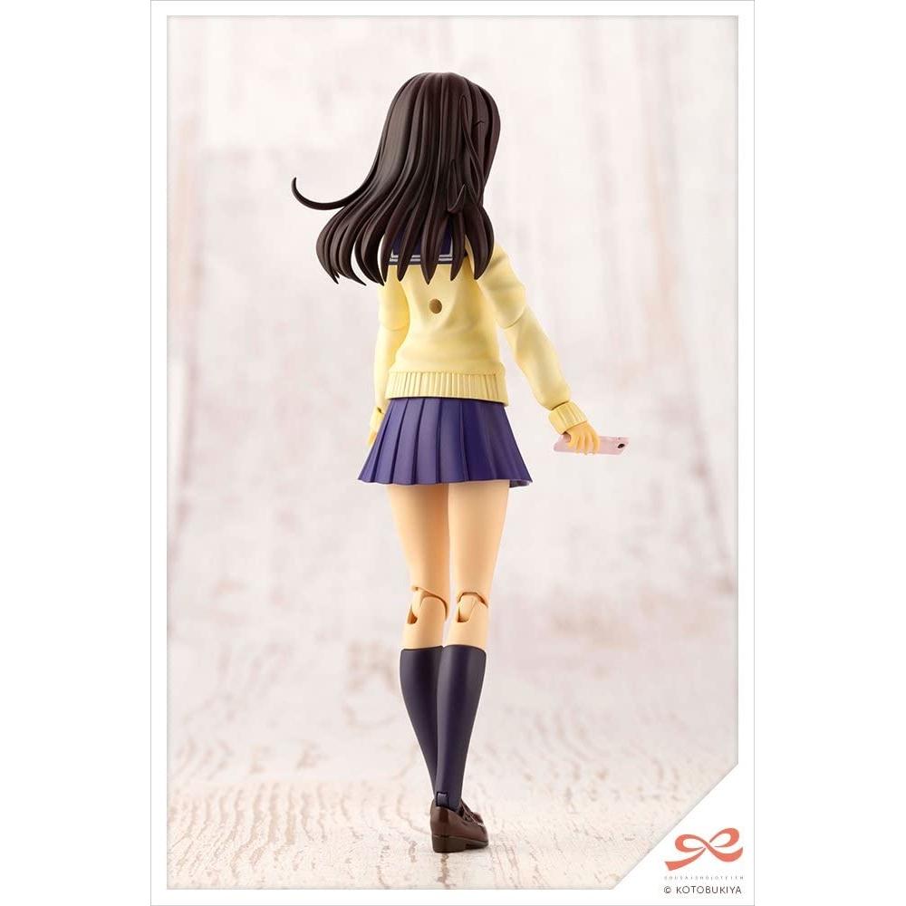 Juya Sosai Girls' Garden Yuki Madoka [Momozakura High SchoolWinter Uniform] Height Approx. 150mm 110 Scale Plastic Model JK001