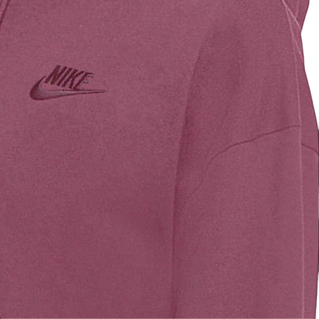 Nike Embroidered Logo Loose Casual Short Knit Hoodie Women hoodies Pink Purple CJ3741-528