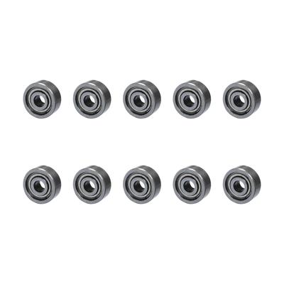10pcs Miniature Bearings 3x10x4mm 623zz Roller Skate Wheel Bearings Carbon Steel Silent Ball Bearing Deep Groove for Skateboard