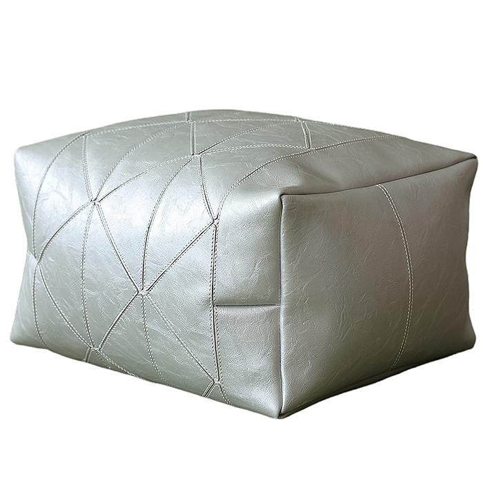 Подушка для медитации из марокканской кожи вышитая вручную подставка для ног чехол для пуфа подставка для ног футон для йоги 50x45x30cm 9360₽