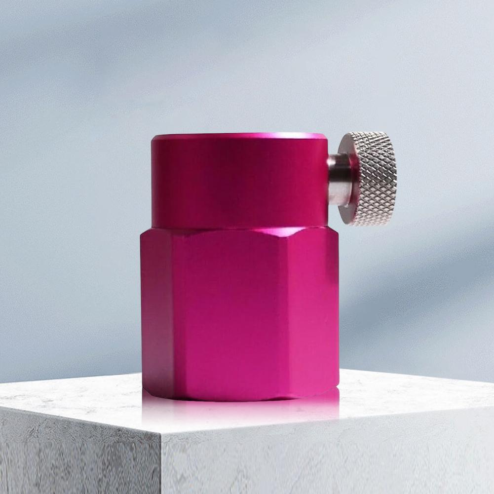 CO2 Refill Adapter Quick Connect Soda Cylinder Adapter CGA320 To W21.8-14 Homemade Beer Barrel Regulator Leakproof for Homebrew