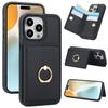 Wallet Card Slot RFID Blocking Kickstand Magnetic 360° Flip Leather Case For iPhone 17 Pro Max Air 16e 15 Plus 14 13 12 11 XR 8