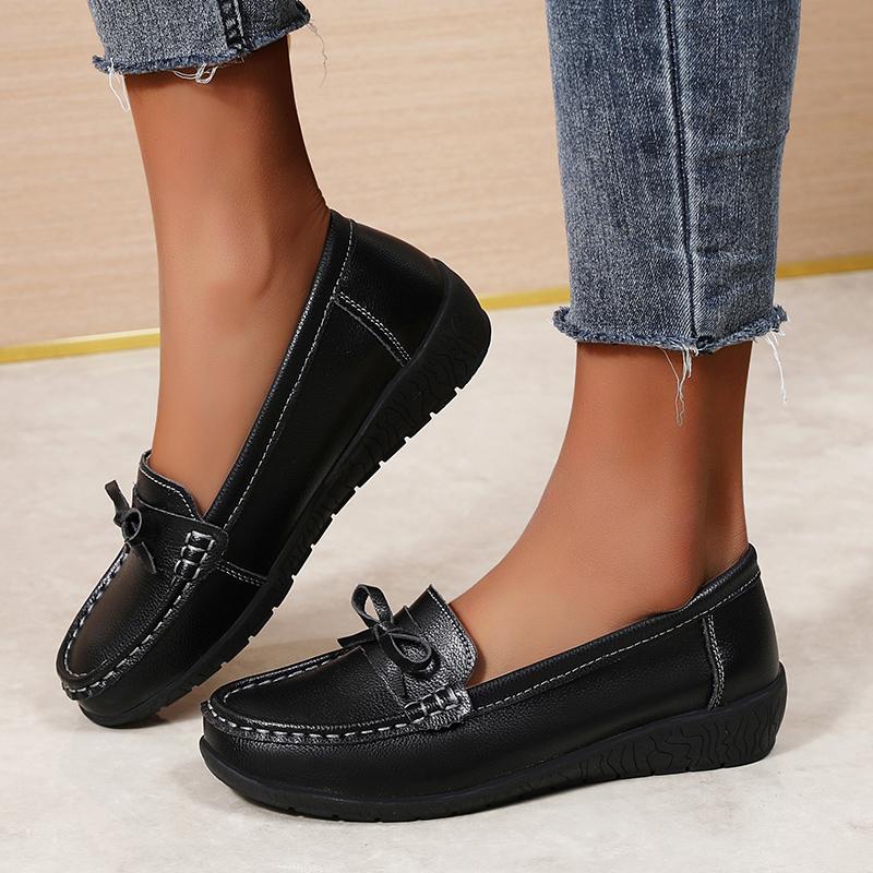 Fashion Fashion Genuine Leather Women Flats Outdoor Women Shoes Moccasins Women's Shoes Retro Women Shoe Ballerina Plus Size Shoes Woman