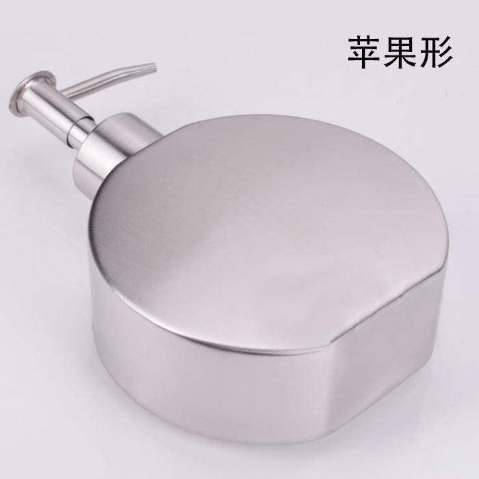 Stainless Steel Round Empty Lotion Soap Dispenser Bottle, 350ml Soap Dispenser Great For Essential Oils, Lotions, Liquid Soaps