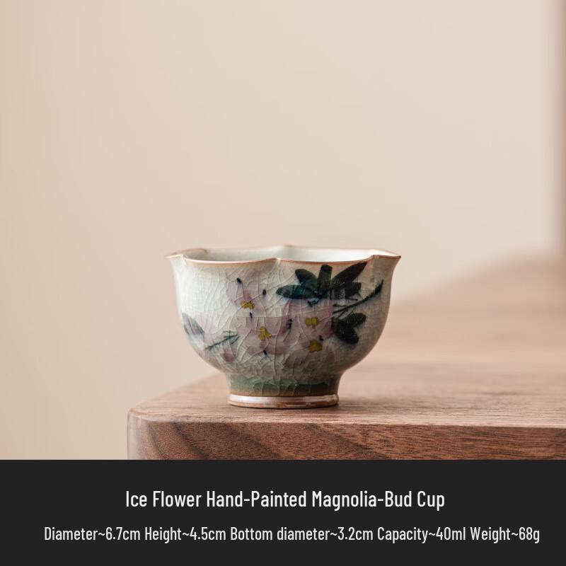 Zhi Nian Hua Ceramic Daisy Bud Tea Cup