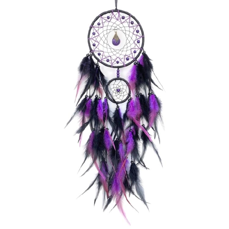 

Dream Catcher Wall Art Moderns Wall Hanging with Feathered,Bohemians Dreamcatchers Wall Decors for Living Room,Bedroom фіолетовий