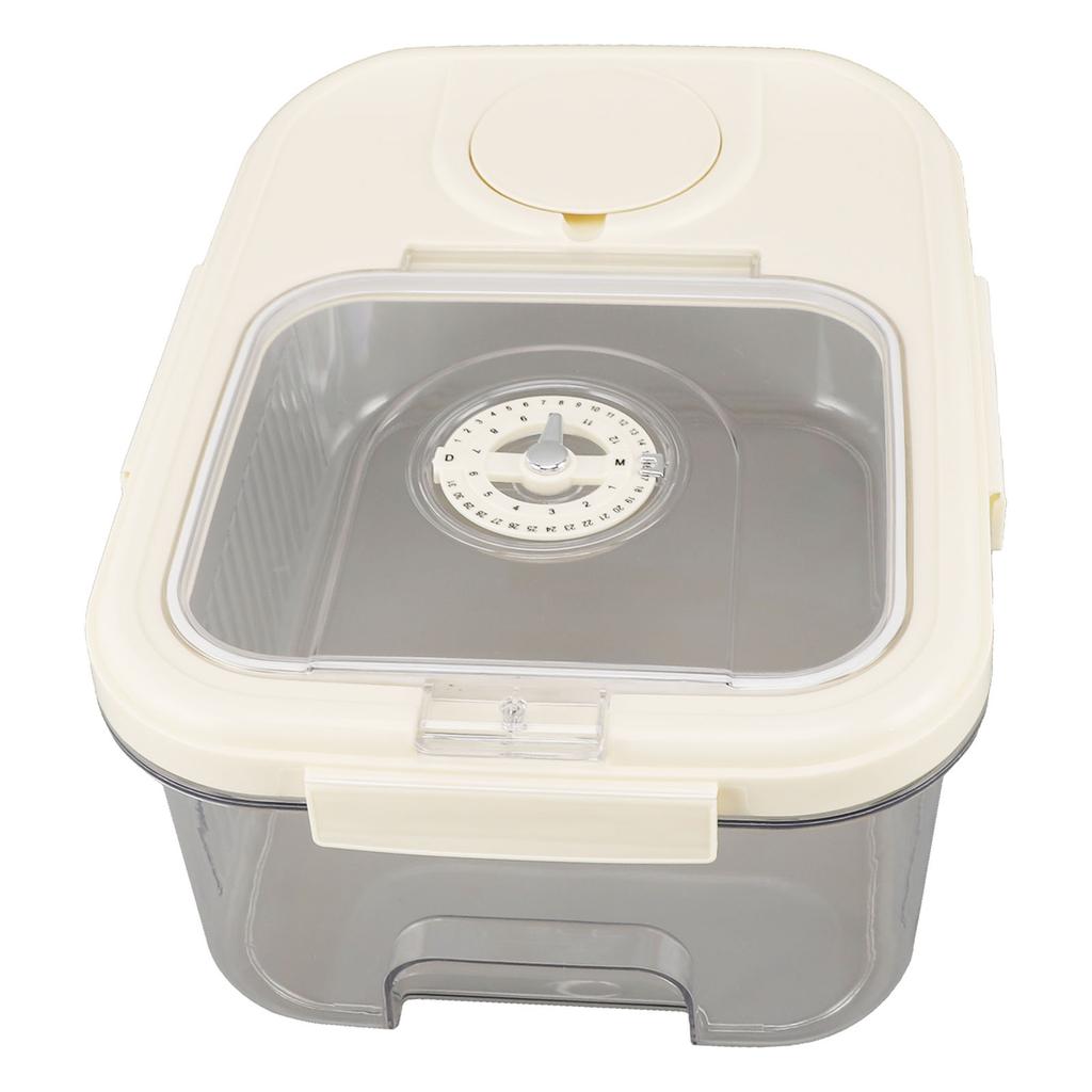 Rice Container Kitchen Dry Food Rice Storage Box Multipurpose Airtight Rice Bucket with Cup for Cereal Flour