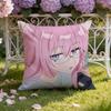 Anime S-Shikimori's Not Just a Cutie Cushion Cover Home & Car Dual-Scene Pillow Cover: Reversible for Premium Comfort