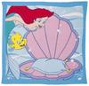 Marushin Baby Bath Towel, Disney Princess Little Mermaid Ariel, 90x90cm, Shell Stool, 2305002100
