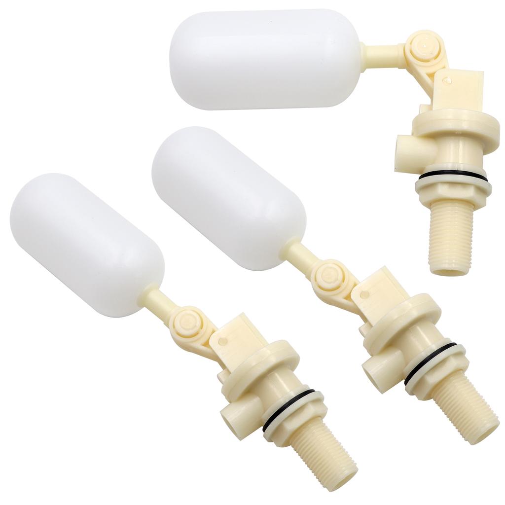 3 Pezzi Valvola a Galleggiante per Serbatoio Acqua 1/2" per Ciotola Acqua Automatica Cavallo Bestiame Capra Pecora Maiale Cane Mangiatoia per Acqua Forniture Agricole
