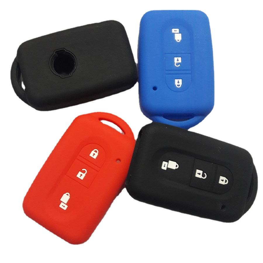 Smart Key Fob Protective Holder For Nissan Remote 2 Button Micra Xtrail Qashqal Juke Duke Navara Xtrail Mirca Silicone Key Cover