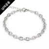 Glory_Arden [Unisex] Surgical Steel Unique Chain Unisex Couple Bracelet / Ghmb-140