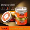 Smokeless Odorless Emergency Survival Candles: Windproof, Waterproof, Fireproof for Power Outages and Disasters