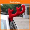 Festliche Weihnachts-Autodachdekoration mit einzigartigem Hirschgeweih aus PVC- und Stoffmaterial