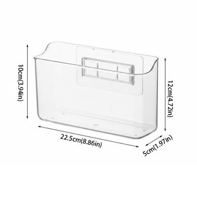 Wall Mounted Water Heater Accessories Acrylic Material Square Shape Water Collection Box Collection Box Transparent Design