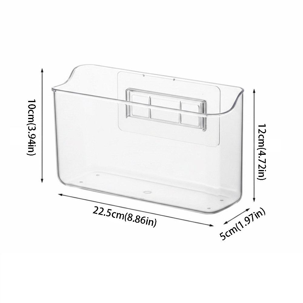 Wall Mounted Water Heater Accessories Acrylic Material Square Shape Water Collection Box Collection Box Transparent Design