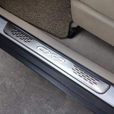 Pour Mazda CX-9 2007 2009 2010 2012 2015 Accessoires Autocollant Seuil de Porte Protecteur Inoxydable Garniture Plaque de Seuil Auto