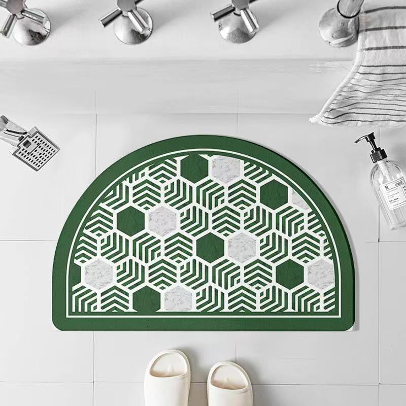 Badezimmer saugfähige Diatomeenerde Toilettentürvorleger Toilette Toilette Bodenmatte Toilette Teppich