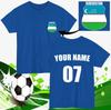Personalised Uzbekistan Football T-T-Shirt Custom Name Number Fan Gift Unisex Top