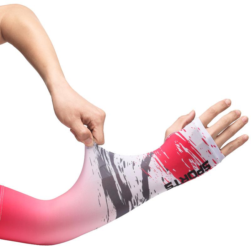 

Summer sunscreen men and women couples ice sleeves breathable sweat absorption ice sleeves driving fishing thin cover finger UV protection M