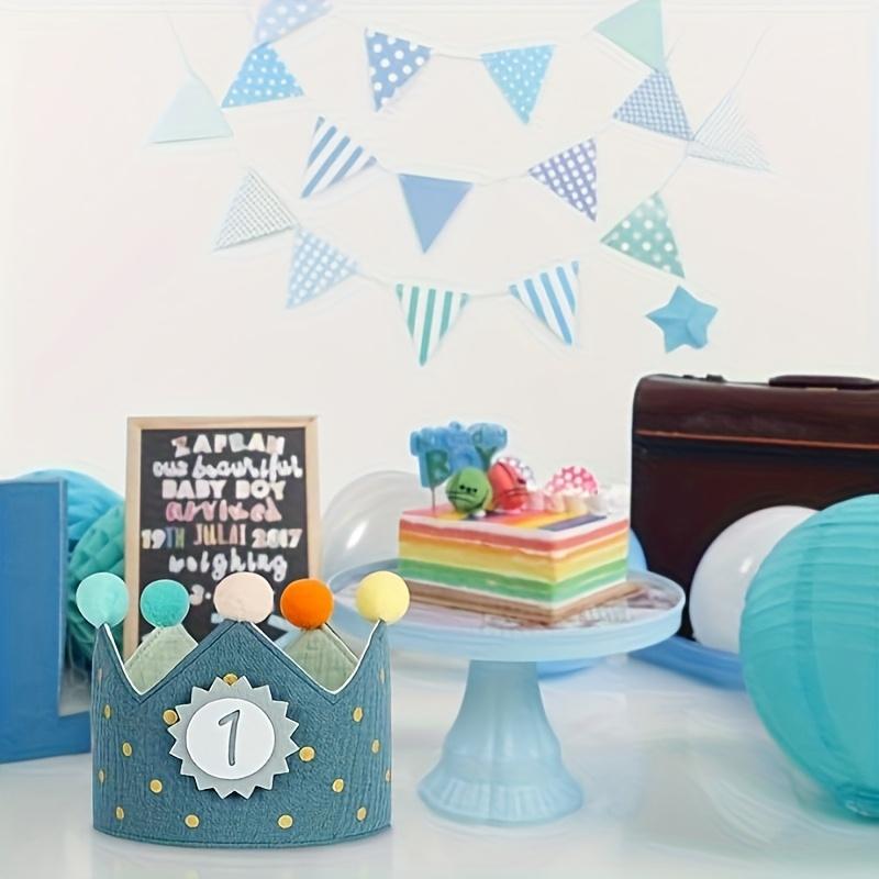 1pc Fabric Birthday Crown Hat, Perfect for Parties and Celebrations,Halloween, Christmas Event & Party Decorations