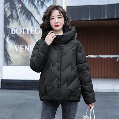 Fashionable Plus Size Cotton Jacket Women's Short Thickened Spring Loose Korean Style Outerwear Short Cotton Coat