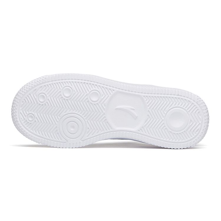 Anta Kids Anti-Kick Anti-Slip Wear-Resistant Lightweight Low-Top Kids Skate Shoes Kids Sneaker White A312218007-2