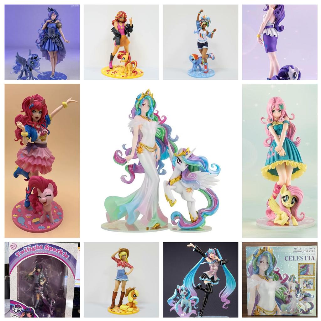 Little Pony Rainbow Cola Yurui Shuohui Shuoshuo Biqi Ziyue Lulu Apple Jia'er Xiaodie Yunbao Zhenqi Handmade Model Birthday Gift