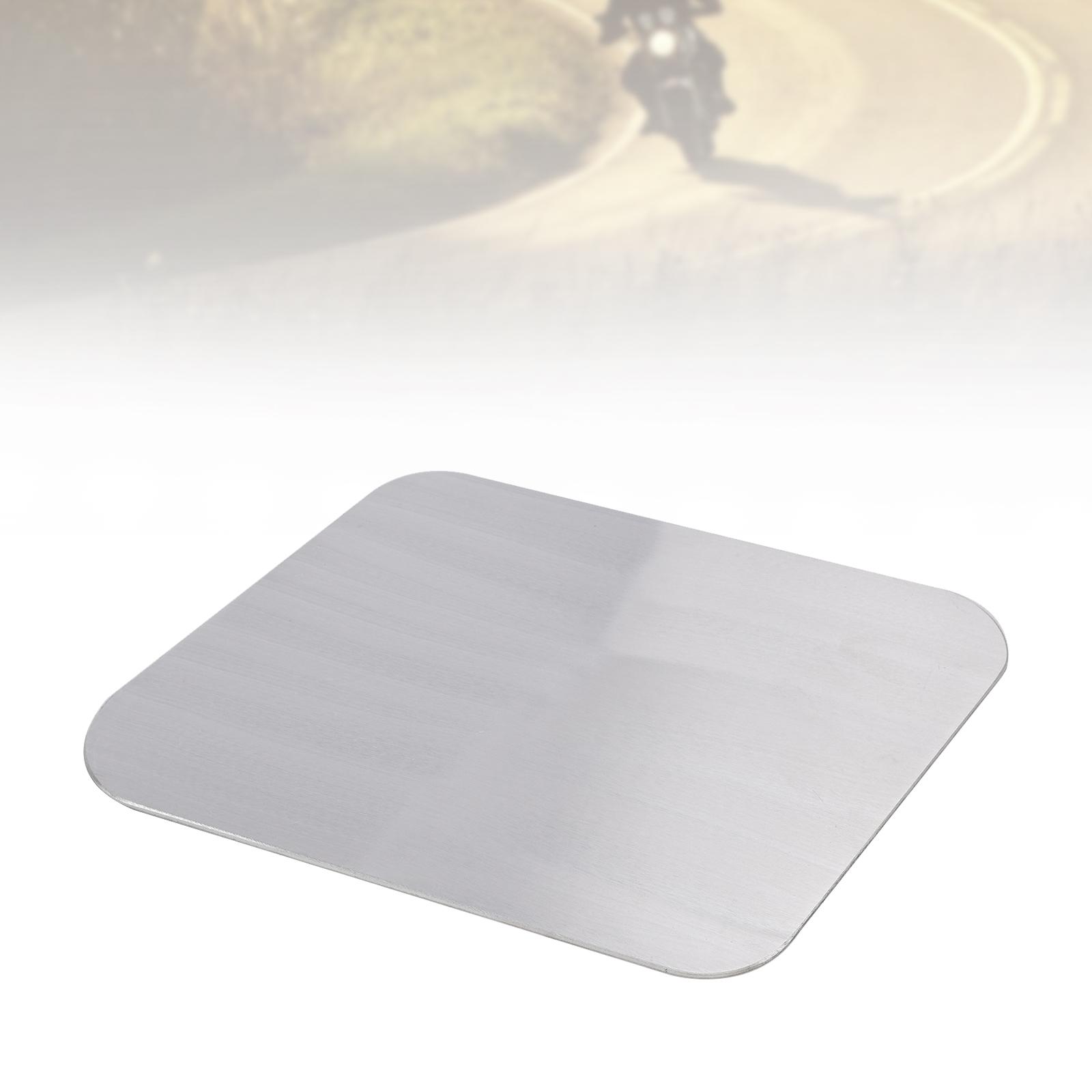 

Parallelogram Blank Aluminum Alloy License Plate DIY Universal fit for Motorcycle серебряный