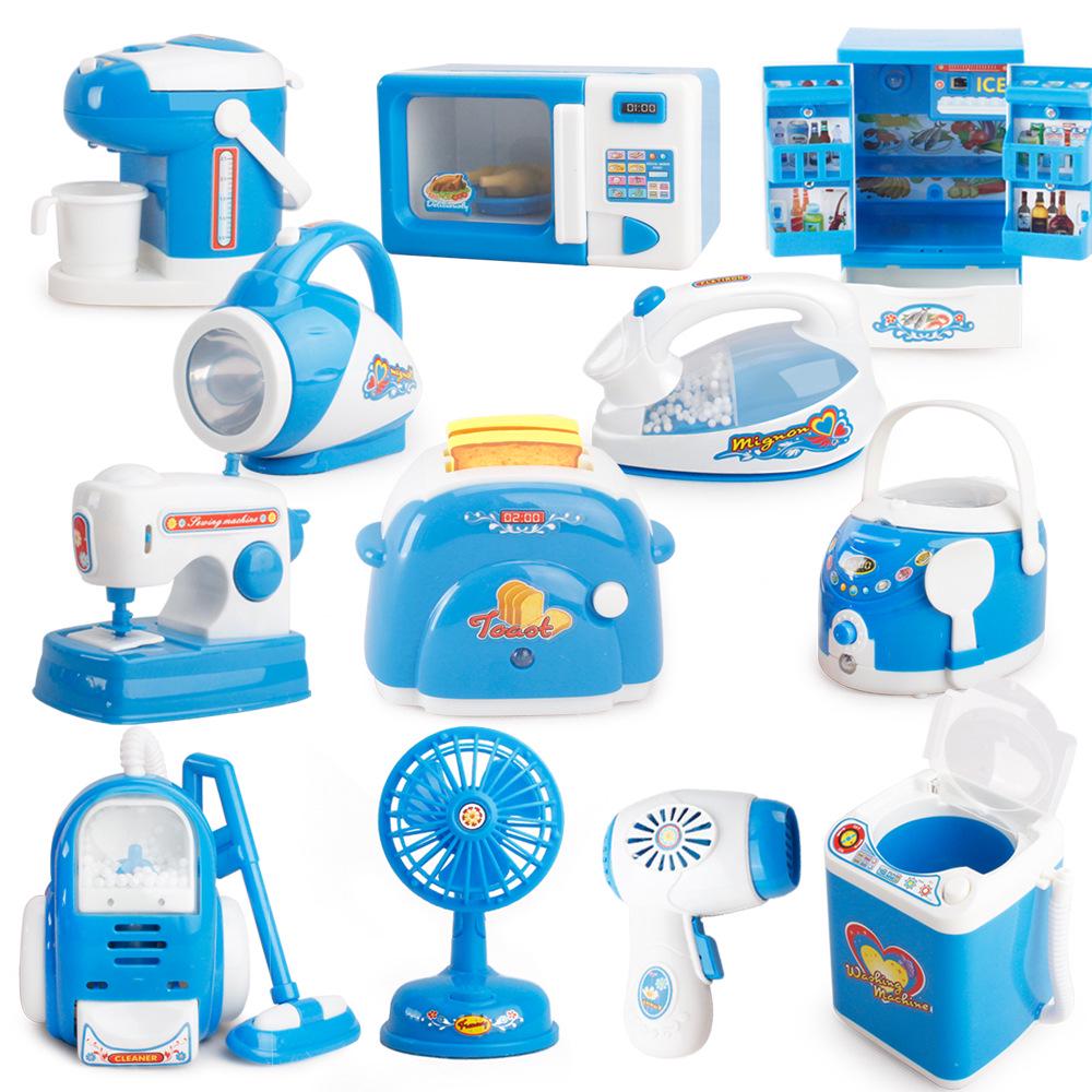 Mini Set da Cucina per Bambini: Lavatrice, Cuociriso, Frigorifero e Lampada - Giocattolo di Tendenza su TikTok