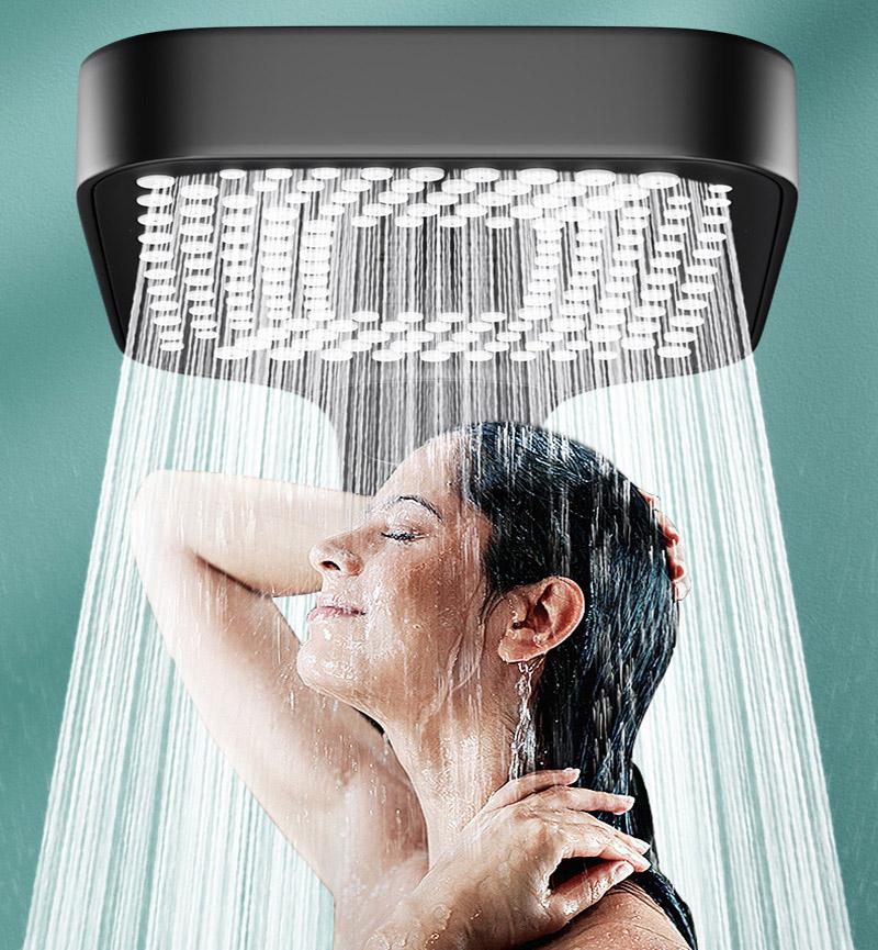 12 Inch Large Panel Rain Shower Head/Handheld Shower Combination Bathroom Handheld Three Modes Pressurized Shower Set