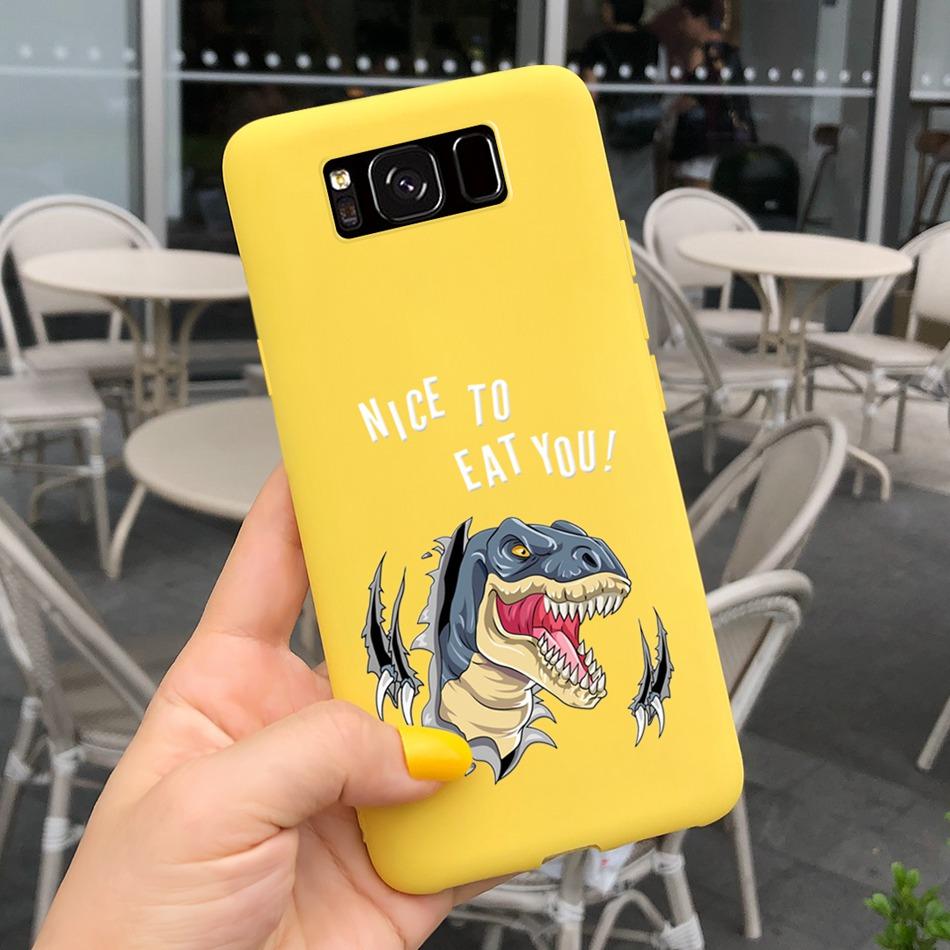 

For Samsung Galaxy S8 Case Samsung S8 Plus Phone Case Cute Cartoon Macaroon Silicone Soft Cover For SamsungS8 S 8 S8+ G950 G955F Samsung S8 Plus вино красного