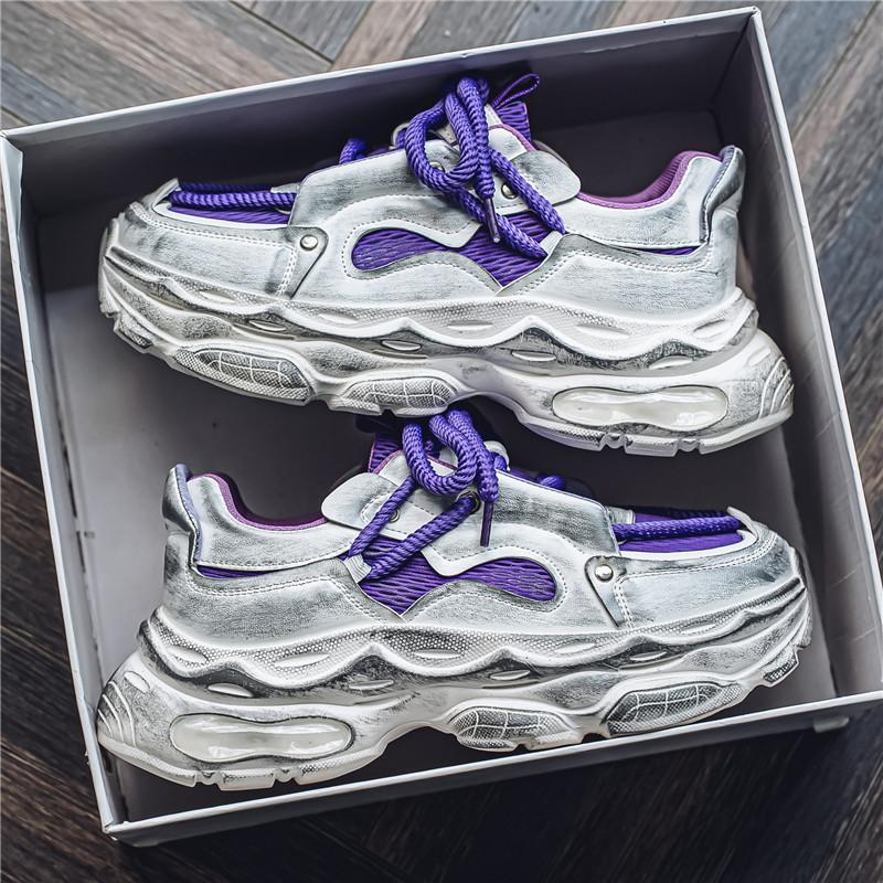 22 Four Seasons Mesh Breathable Sneakers Outdoor Niche Dad Shoes Harajuku Old Dirty Shoes