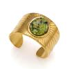 Turquoise Green Stone Turquoise Stone Ring Stainless Steel Boho Ring  Finger Accessories