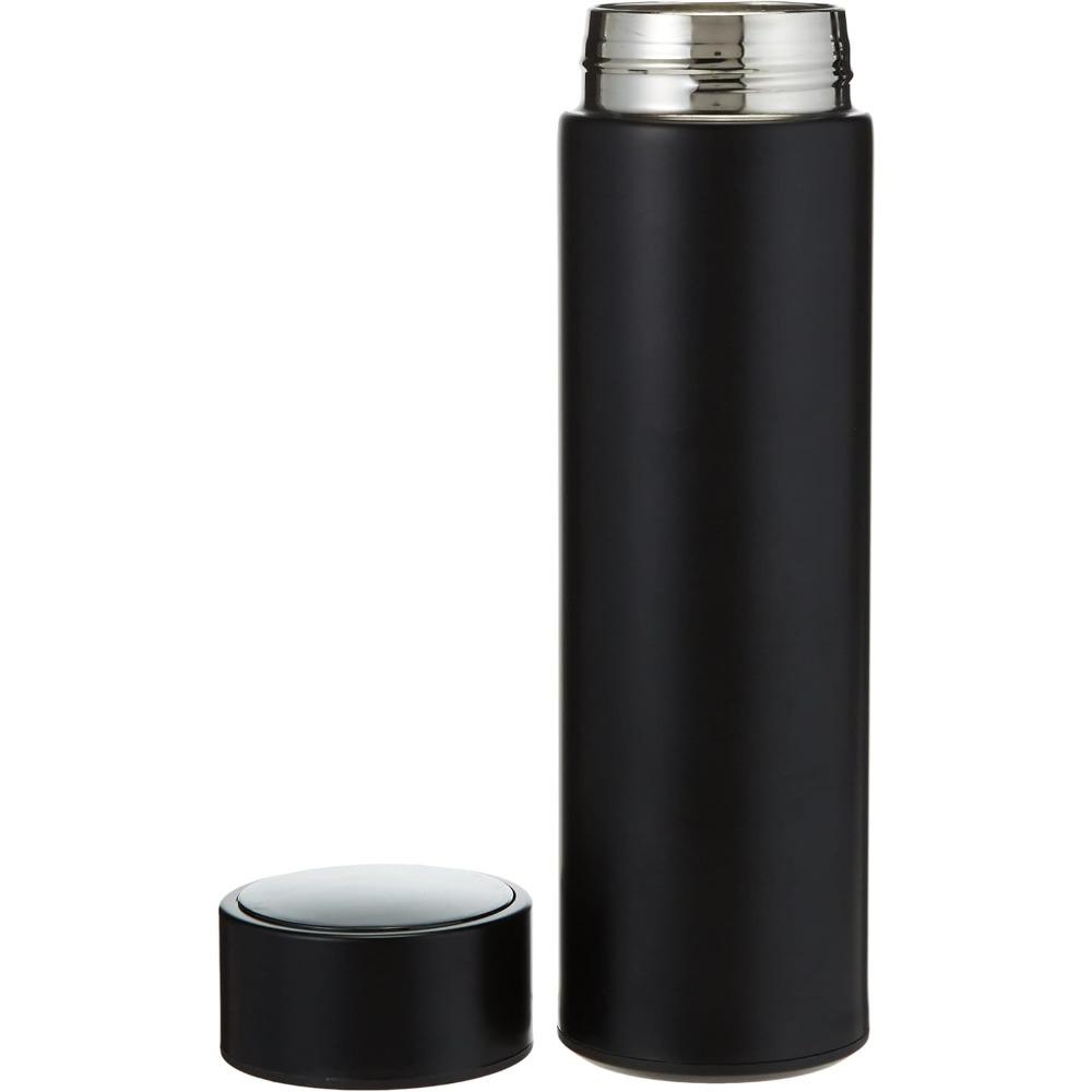 Temperature Display Vacuum Insulated Water Bottle Stainless Steel Sports Thermal Travel Mug With Led Leak Proof Hot And Cold 500ml