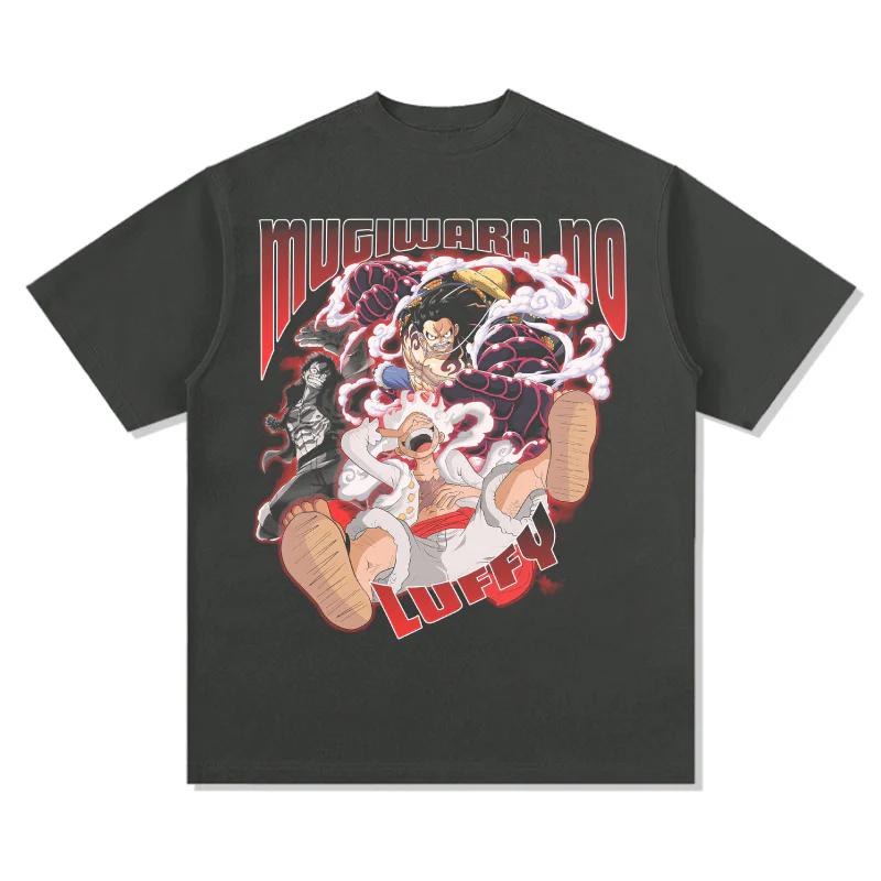 One Piece Japanese Anime Pure Cotton Y2K Tshirt Summer Men and Women Anime Enthusiasts Fashion Sports Casual Streetwear Tshirt