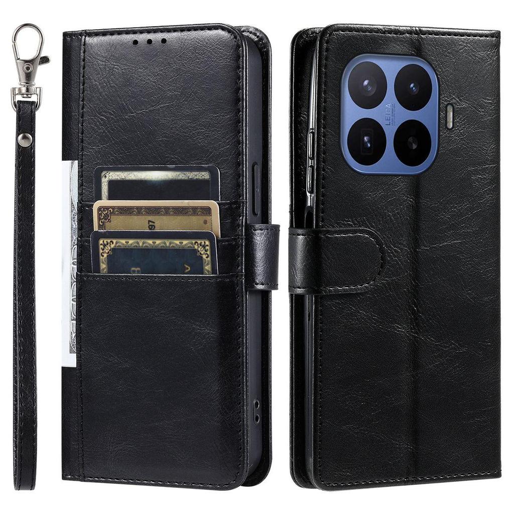 Cover for Xiaomi 17T Pro,17T Retro PU Leather Flip Wallet Phone Case Multi Card Slots