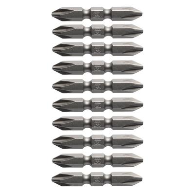 VESSEL Bit Air for Electric Screwdrivers X 45mm Set of 10 H A14 ZP Double-ended +2 Hardness (High Hardness)