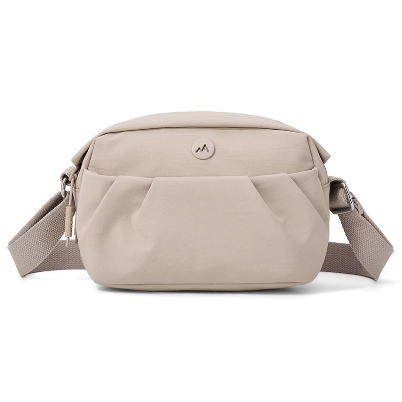 Leichte Nylon-Tasche Damen Schultertasche Crossbody-Tasche Mehrschichtige Handy-Tasche