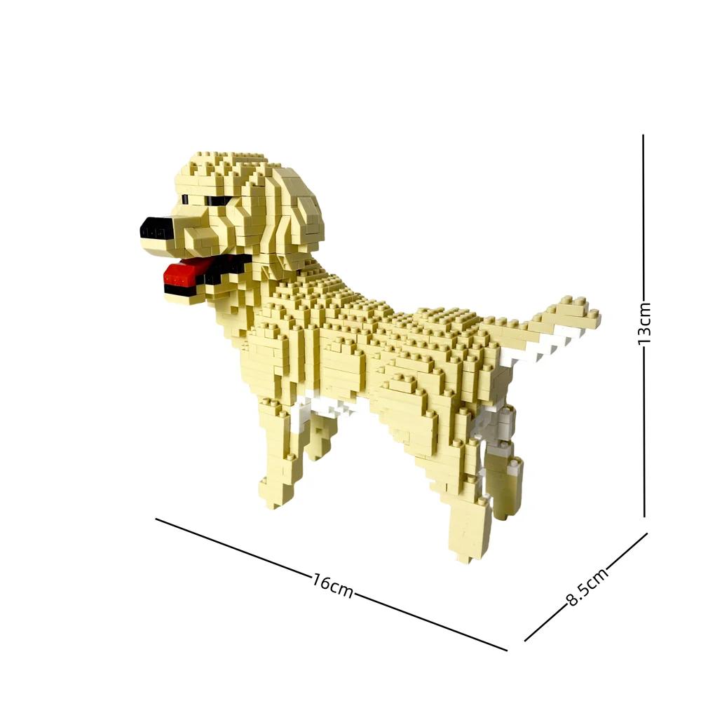 Knew Gebaut Hund Mikro Mini Bausteine Spielzeug: Entzückender Dobermann Pinscher Ideales Geschenk für Tierliebhaber Feiern Sie die Hundegesellschaft