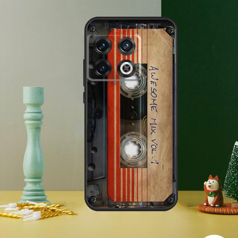 Cassette Tape Phone Case For OnePlus 13 12 11 13R 12R 10R 9 10 Pro 8T 9RT 10T Nord 4 CE 2 3 Lite N20 N30