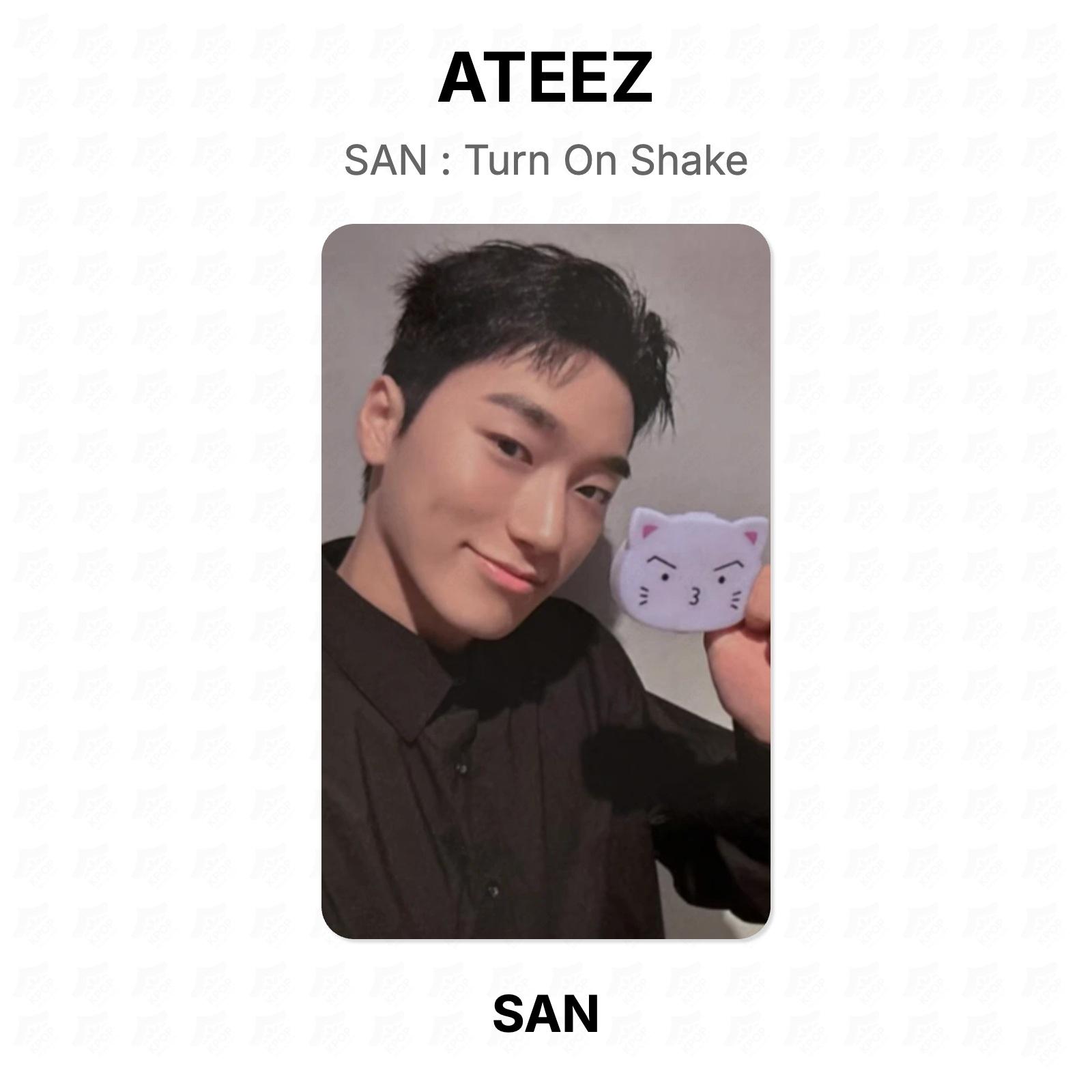 ATEEZ SAN : Turn On Shake Official Photocard SAN 02