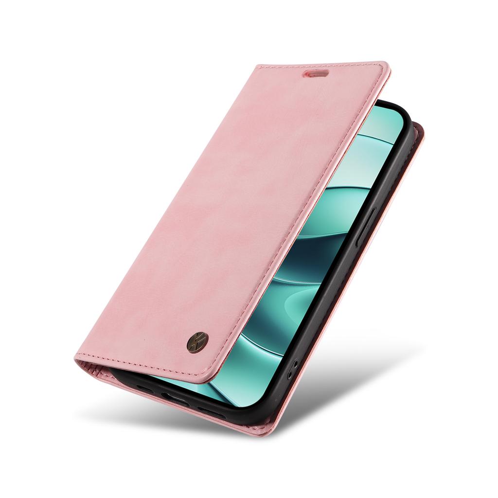 YIKATU YK-006 For Xiaomi Redmi Note 14 5G Case Magnetic Closure Leather Phone Cover Litchi Texture