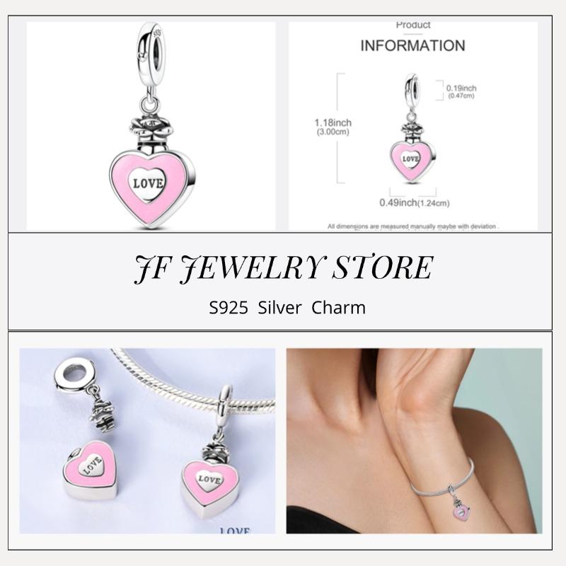 copper Charm Compatible With Bracelets Do It Yourself Jewellery Making Pink Zircon Authentic Red Blue Charm Bead Charms Ideal For Women Wedding Birthd