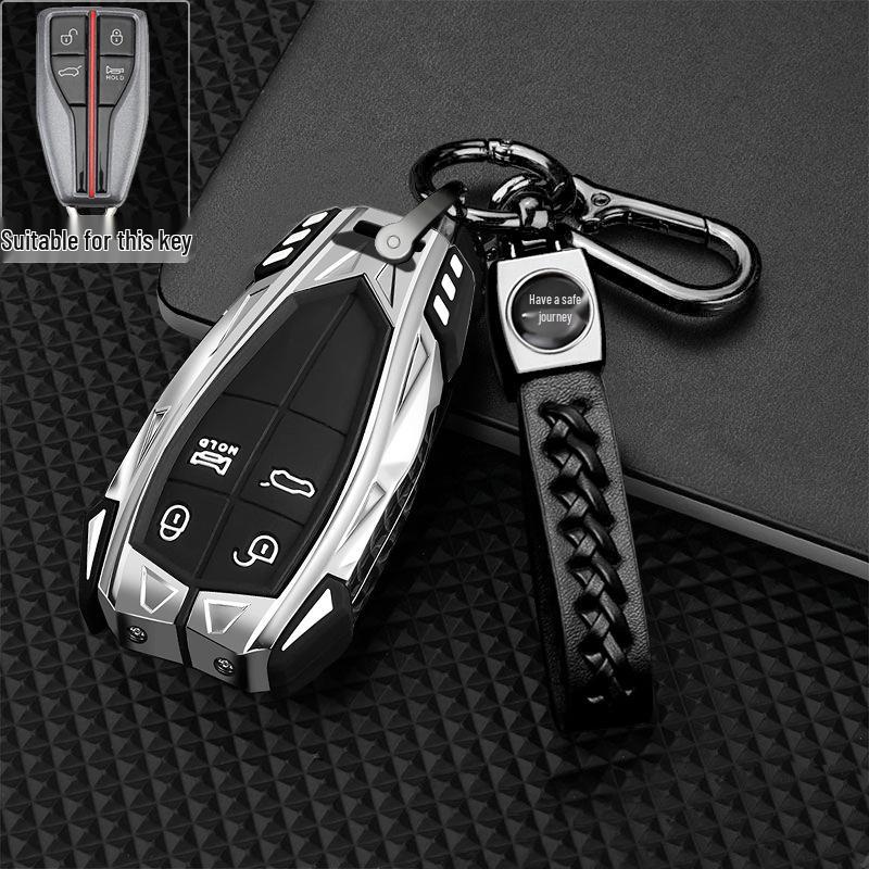 2022 Hongqi HS5/HS7/H9 Qixiang Edition Men's Mecha Key Case Cover