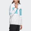 Adidas Neo Color Block Sports Jacket Men Outerwear White H55262