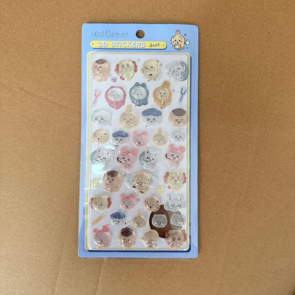 Jiji Kawa 3D Embossed Crystal Sticker for Phone Case Decoration