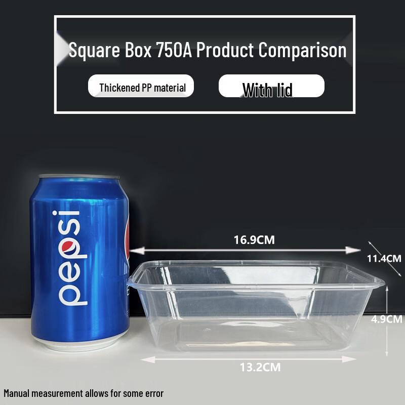 

DYMAYKI Disposable Plastic Meal Prep Containers with Lids