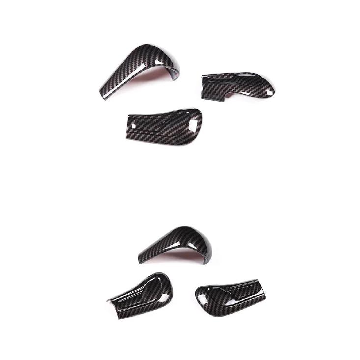 For Mazda 3 BP Axela CX-30 CX30 CX-50 2020-2022 Car Gear Head Shift Knob Handle Cover Trim Sticker ABS carbon fiber Accessories